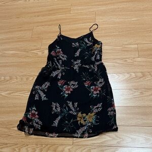 Vero Moda Black Floral Kids Dress